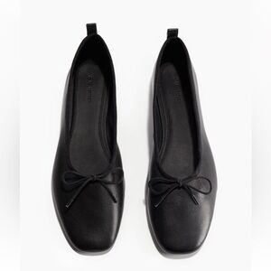 H&M Leather Ballet Flats- NWT in Box